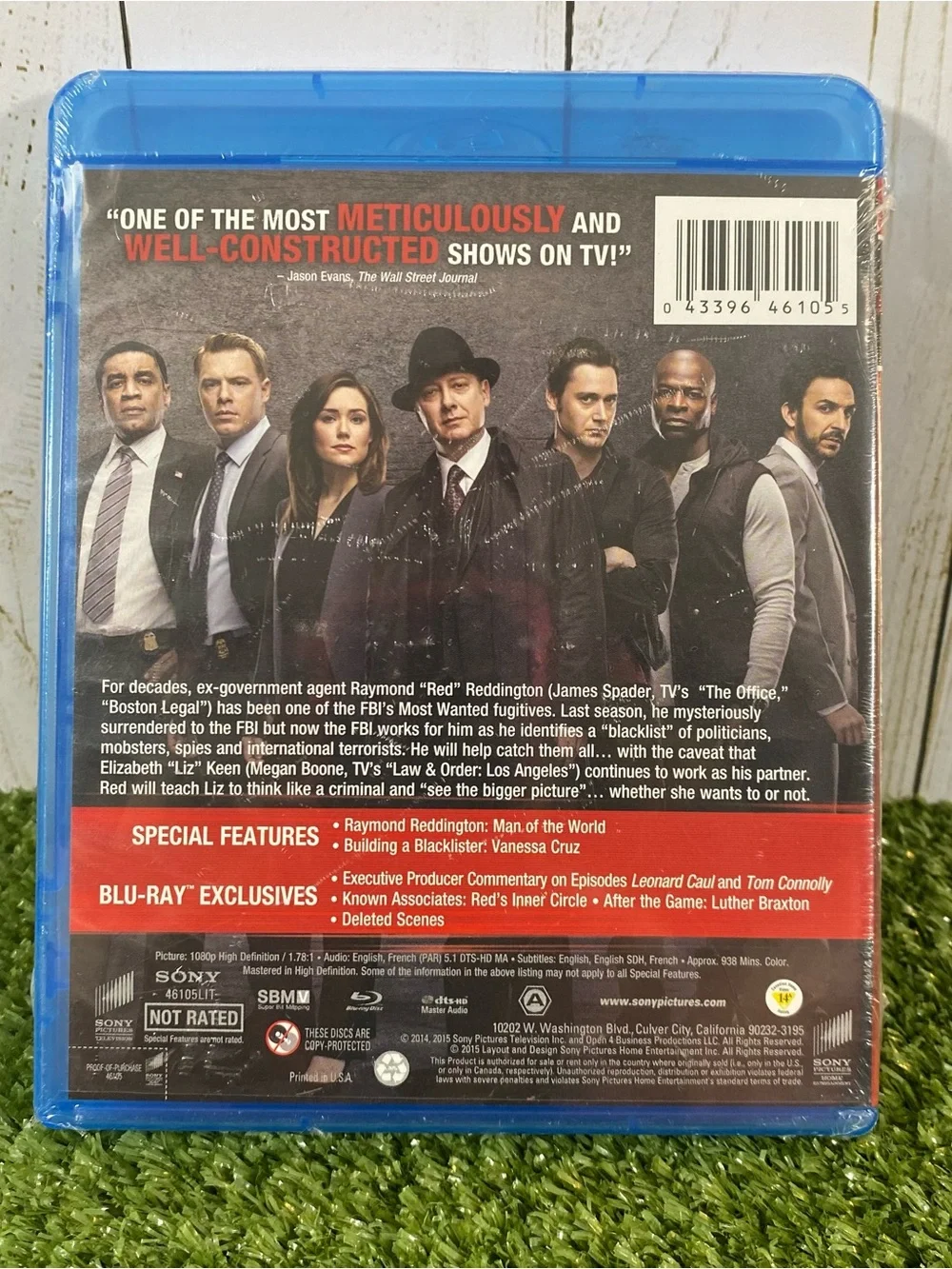 The Blacklist: The Complete Second Season (Blu-ray) James Spader New 2014-2015